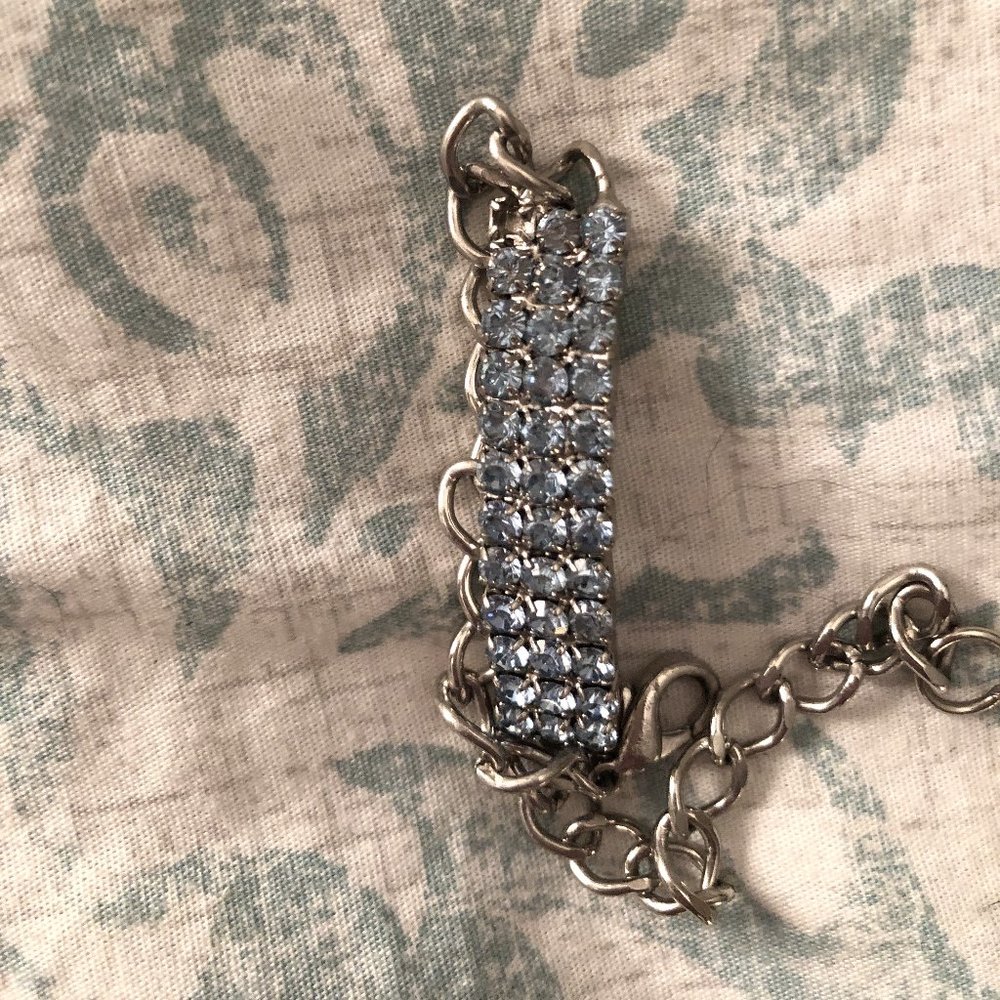 Blue Gemstone Silver Bracelet